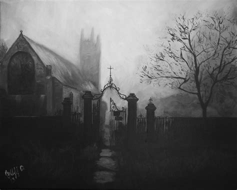 Cemetery Gates my Painting by cliford417 on DeviantArt