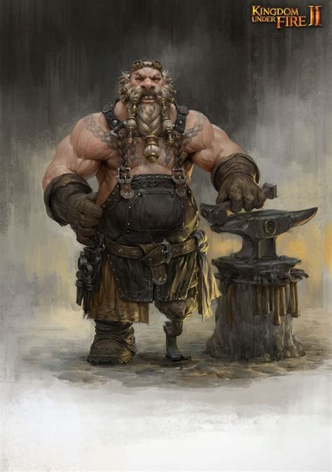 kingdom under fire2 dwarf concept , Sungryun Park on ArtStation at ...