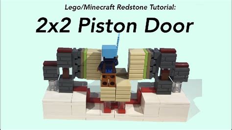 Simple 2x2 Piston Door | Lego/Minecraft Bedrock Redstone Episode 4 - YouTube