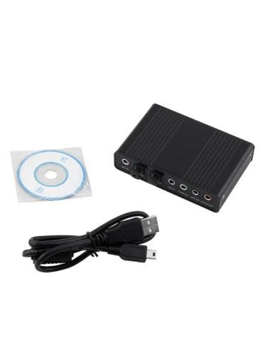 6 Channel USB 5.1 external audio sound card (with SPDIF)