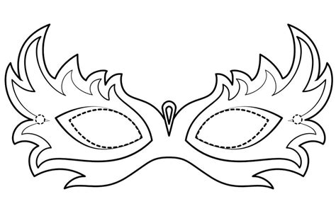 Butterfly Masquerade Mask Template