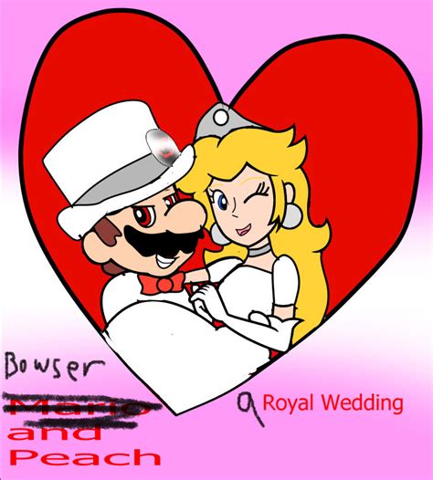 Bowser and Peach's wedding invitation | Fandom