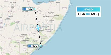 JBW504 Flight Status Jubba Airways: Hargeisa to Mogadishu (3J504)