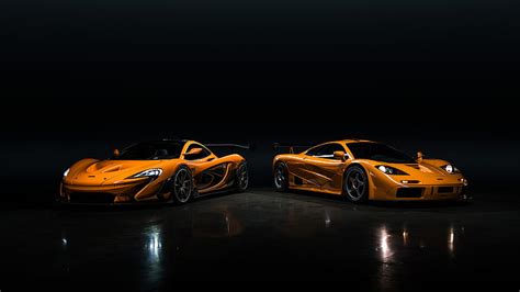 HD wallpaper: McLaren, McLaren P1 LM, McLaren F1 LM, orange cars ...