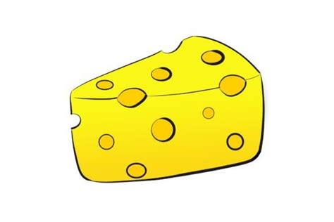 A Piece of Cheese Cartoon Ilustration Graphic by hafidzafi74 · Creative Fabrica