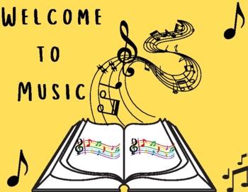 Welcome to Music! Posters for Your Music classroom by Once Upon A Book