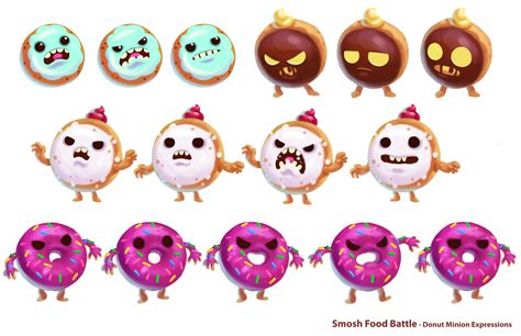 evil doughnuts | Smosh, Food illustrations, Tokidoki