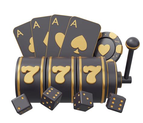 777 casino poker gold 3d illustration 21879365 PNG