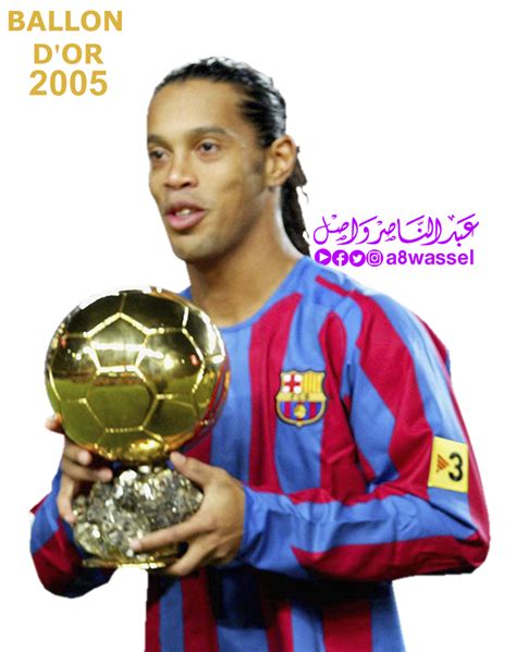 Ronaldinho winner Ballon d'Or award 2005 by A8WASSEL on DeviantArt