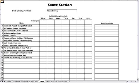 daily prep sheet templates - Google Search | Schedule template, Checklist template, Checklist