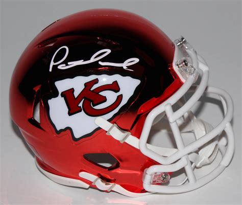 Patrick Mahomes Signed Kansas City Chiefs Chrome Speed Mini Helmet (JSA COA) | Pristine Auction