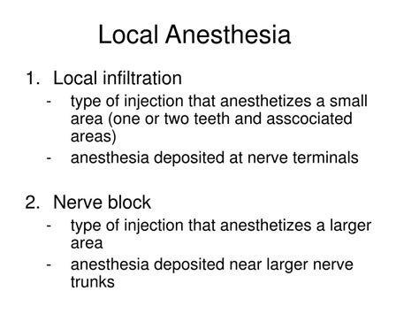 PPT - Local Anesthesia PowerPoint Presentation, free download - ID:193943