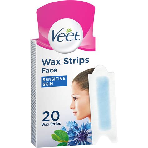 Veet Hair Removal Wax Mini Facial Strips 20 Pack | Woolworths