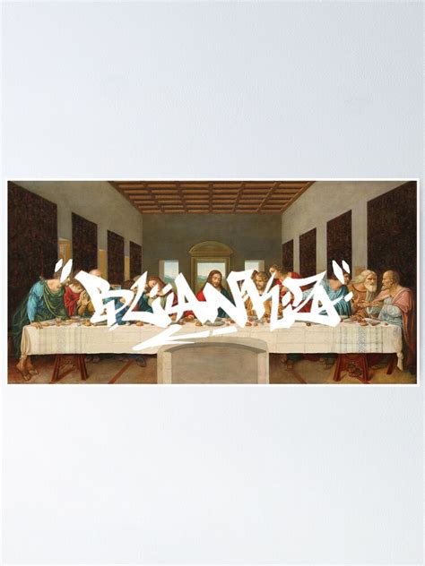 "The Last Supper Graffiti" Poster for Sale by BLANKZSHOP | Redbubble