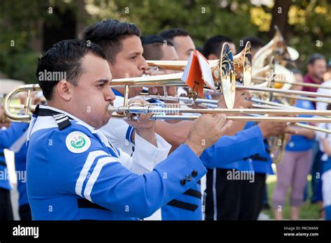 Hispanic trombone players hi-res stock photography and images - Alamy