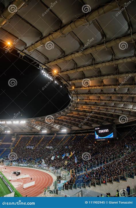 Olympic Stadium in Rome, Italy Editorial Image - Image of crowd ...