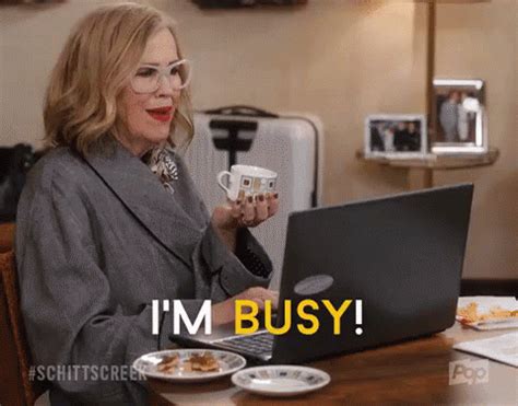 Busyyy GIF - Im Busy Busy On The Computer - Discover & Share GIFs