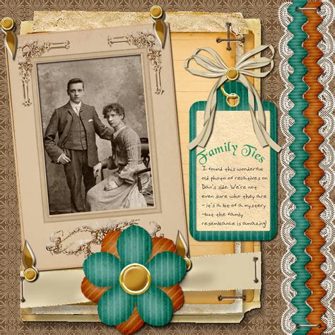 View source image | Family scrapbook layouts, Heritage scrapbook pages, Ancestry scrapbooking ...