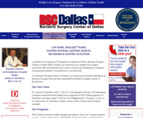 Bscdallas.com: Weight Loss Surgery Dallas Gastric Bypass Sleeve ...