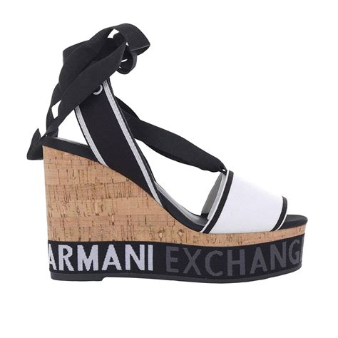 Armani Exchange Outlet: Shoes women | Wedge Shoes Armani Exchange Women Black | Wedge Shoes ...