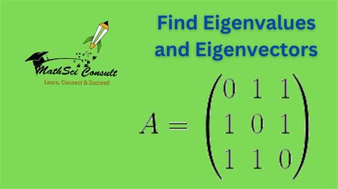 How to Find Eigenvalues and Eigenvectors of 3x3 Matrices (II) - YouTube