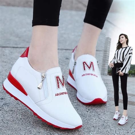 Women’s Fashion Platform Wedge Sneakers – Miggon