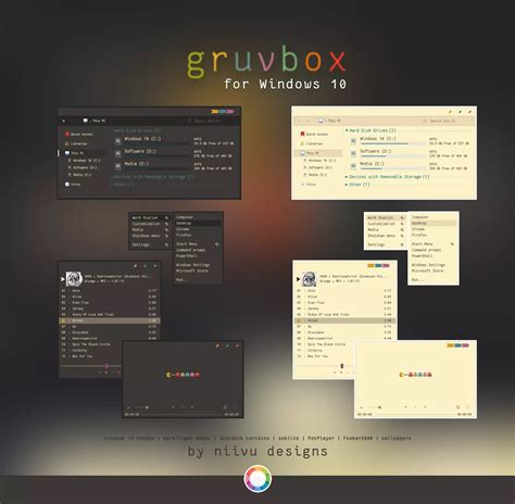 Theme Groovbox for Windows 10 download on VSThemes.org