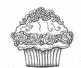 Printable Cupcake Coloring Pages  Word Searches sketch template