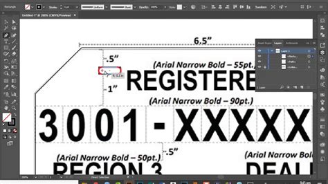 Temporary Plate for Motorcycle in Adobe Illustrator - YouTube