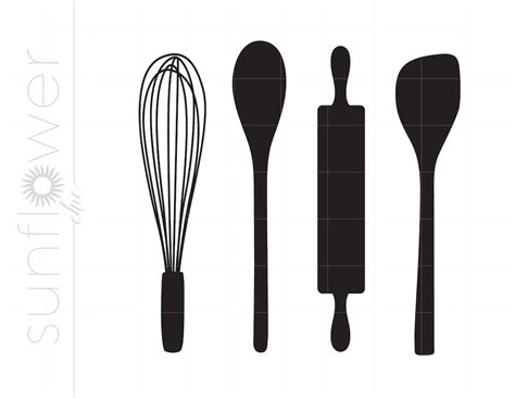 Bakery Utensils Clipart