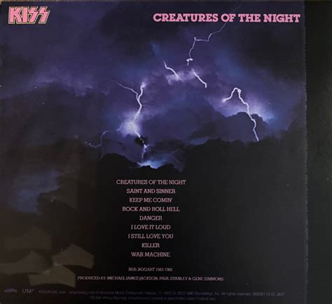 Kiss – ‘Creatures of the Night’ (40th Anniversary Super Deluxe Edition ...