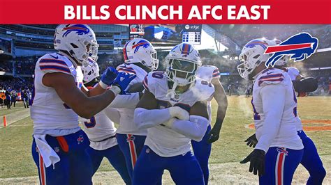 Buffalo Bills Clinch 3rd Straight AFC East Championship