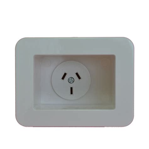 Recessed SINGLE GPO - Appliance Power Outlet / Point -10A 240VAC - Melbourne Satellites