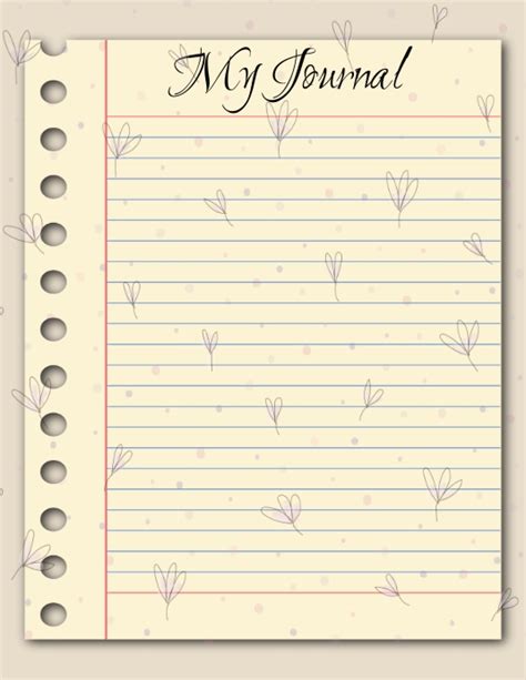 My journal template | PosterMyWall