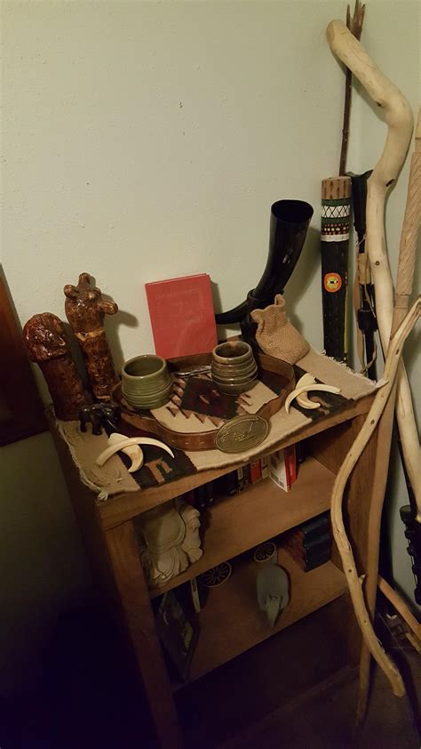 A very early altar setup. What else do I need? : r/heathenry