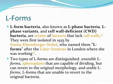 Bacterial morphology