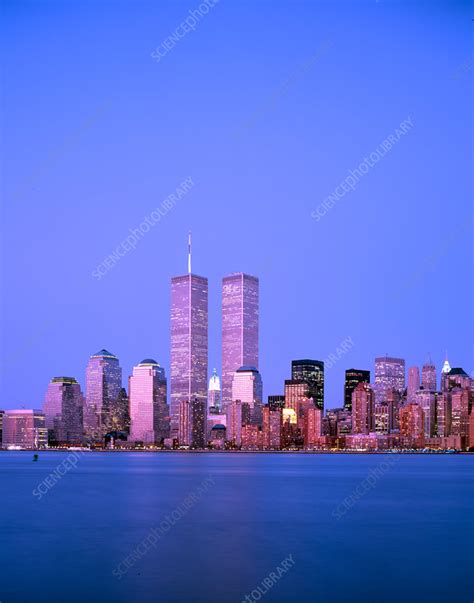 New York skyline before 11th September - Stock Image - C033/8477 ...