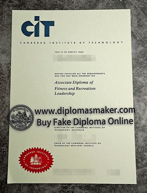 Where to order fake Canberra Institute of Technology diploma