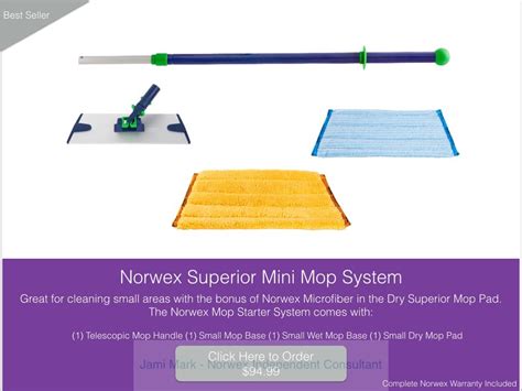 norwex superior mini mop system - Best Microfiber Cleaning