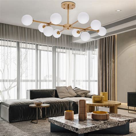 Corrigan Studio® 10-Light Modern Gold Sputnik Glass Globe Chandelier & Reviews - Wayfair Canada