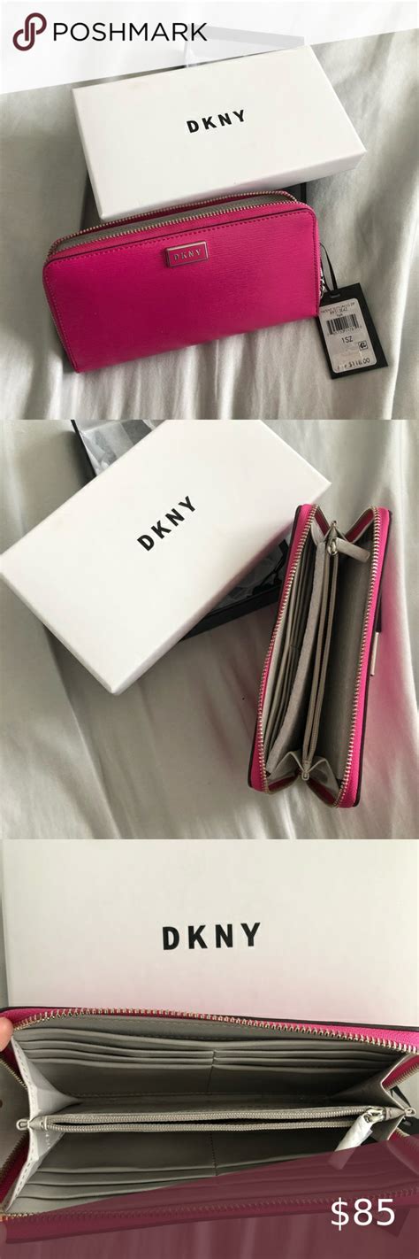 Pink wallet 😍 | Dkny bag, Wallet, Card holder wallet