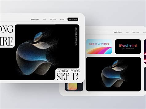 Apple Special Event - Landing Page Design by Ericson Fabro 🎧 on Dribbble