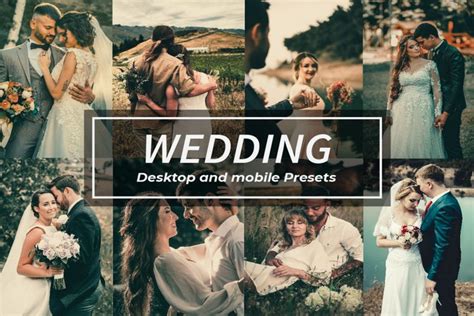 Green Vintage Wedding lightroom presets for desktop and mobi