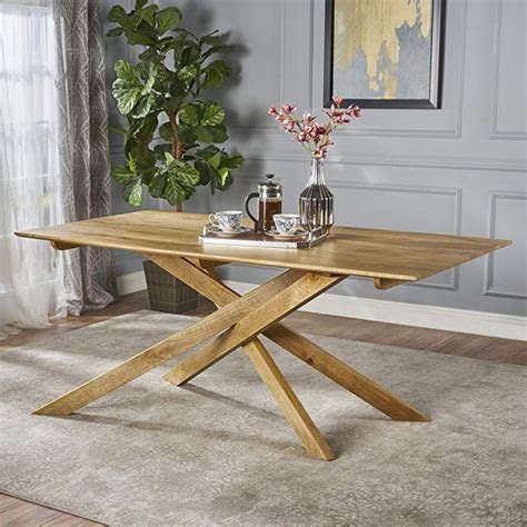 Great Deal Furniture | Mango wood dining table, Rustic style decor, Dining room decor