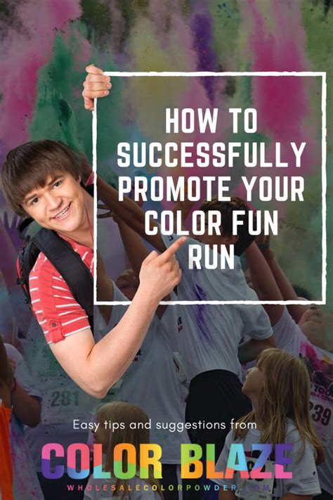 Color Blaze Supply: Successfully Promote Your Color Powder Event | Color Fun Run Fundraisers