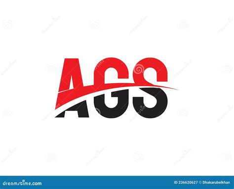 AGS Letter Initial Logo Design Vector Illustration Stock Vector ...