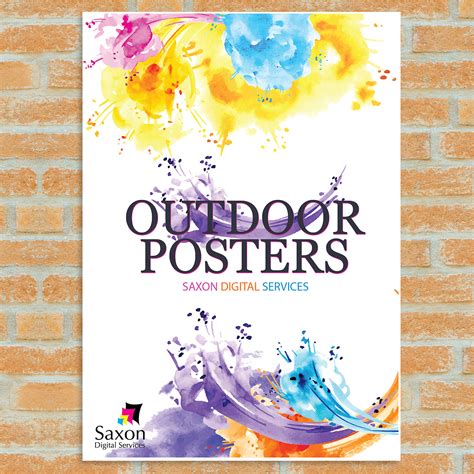 Outdoor Posters | Poster Printing | Saxon Digital Printers in Norwich