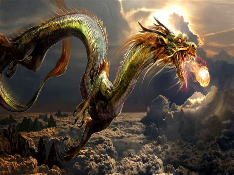 Enchanted Dragon - HD Fantasy Wallpaper