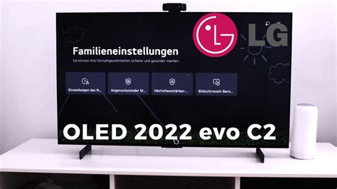 LG OLED 2022 Familieneinstellungen evo C2