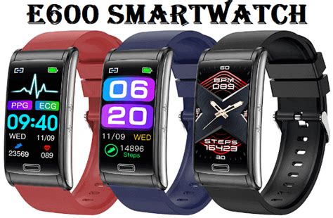 E600 ECG+PPG SmartWatch: Specs, Price + Full Details - Chinese Smartwatches